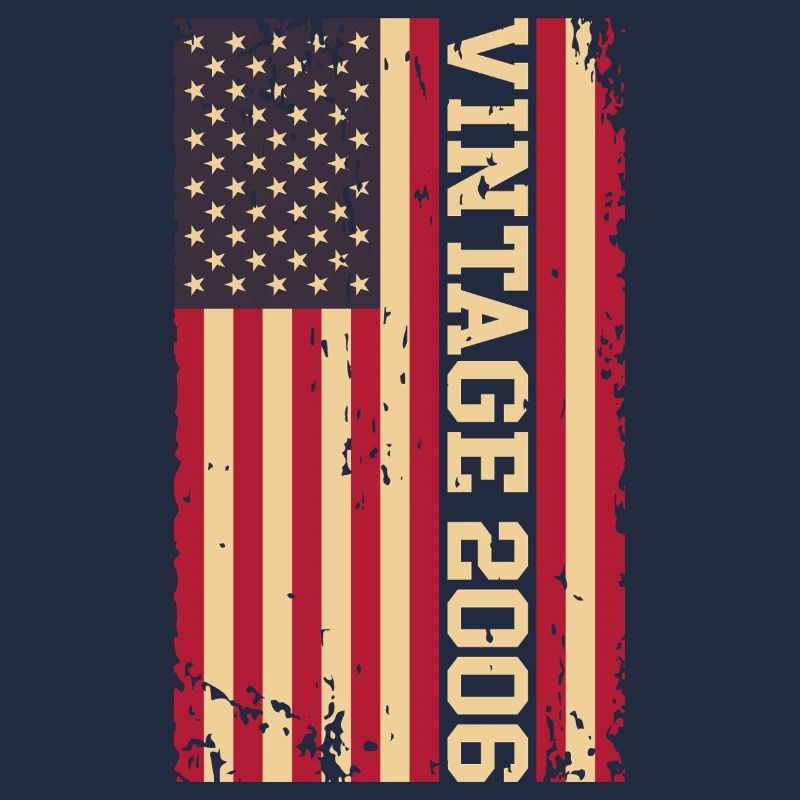 Vintage 2006 US Flagge