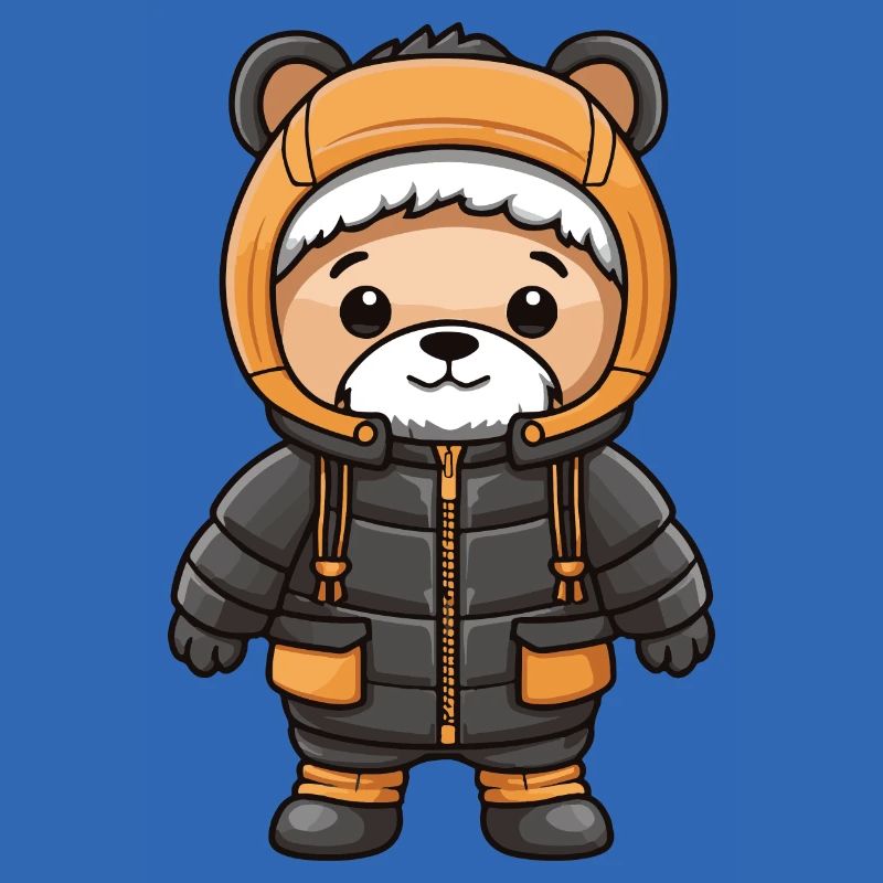 Bär Winter Comic