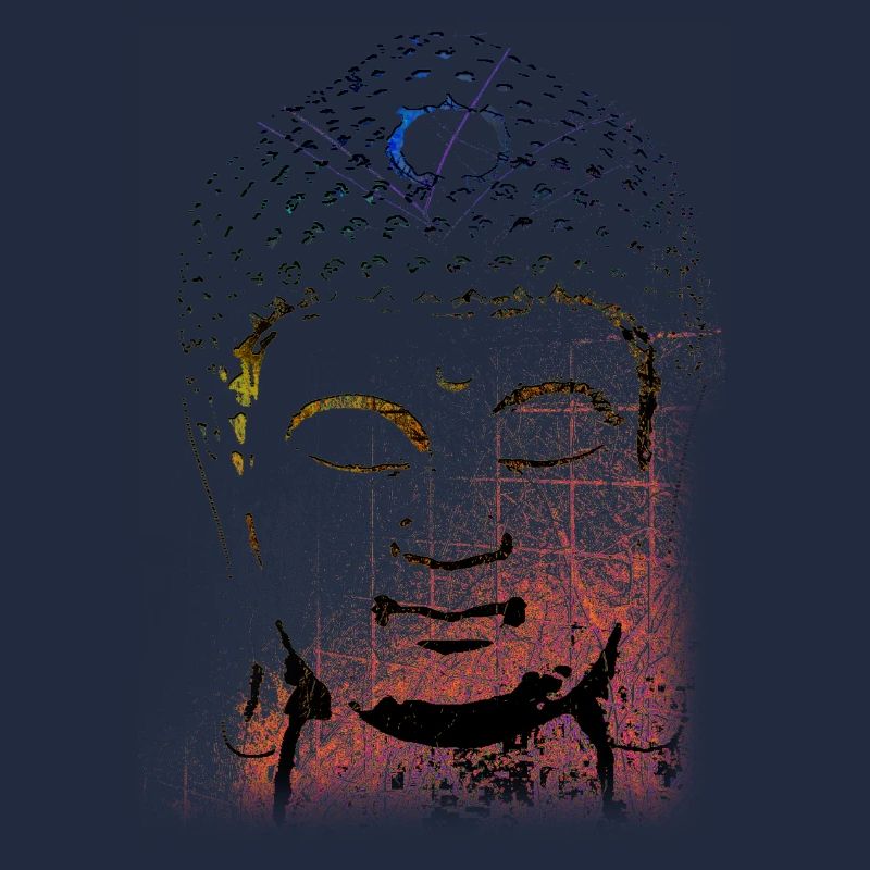 Bouddha dans des tons chauds