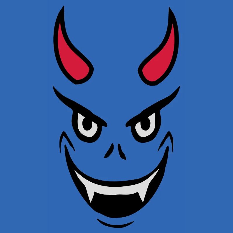 Böser Teufel Gesicht Design