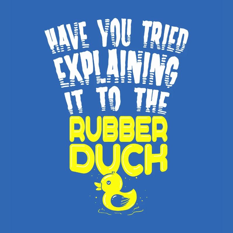 IT Nerd Programmierer Entwickler Humor Rubber Duck