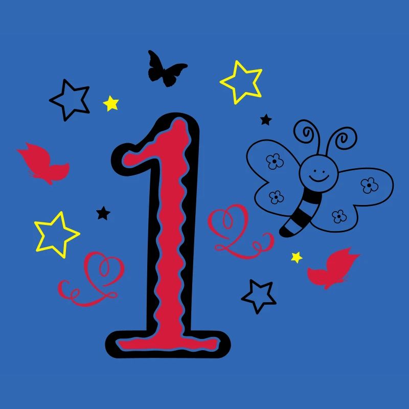 eins 1 Geburtstag