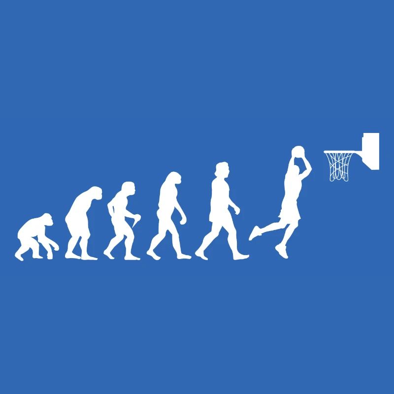 Basketball Evolution Dunk Dunking Geschenkidee