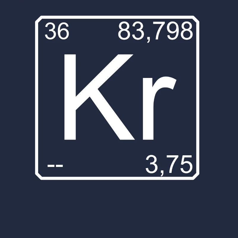 Krypton Periodensystem der Elemente Symbol Kr