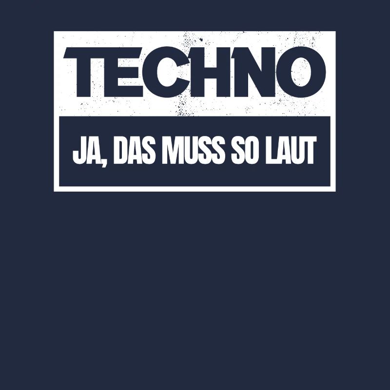 Techno Ja Das Muss So Laut Rave Club Abfahrt Acid