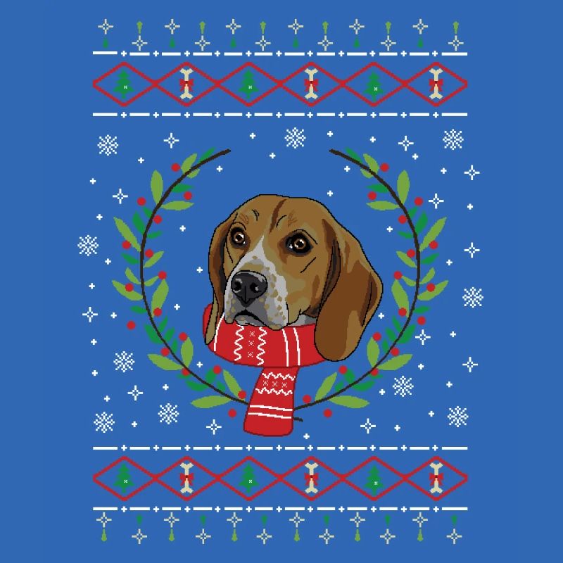 Beagle hässlicher Weihnachtspullover - Beagle