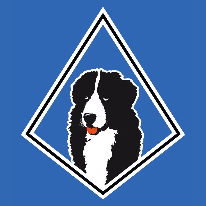 Conception de diamant de chien