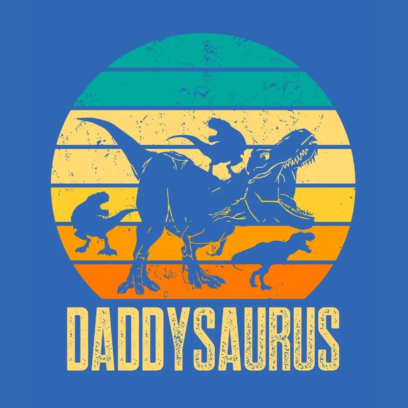 Papasaurus Papasaurus Tiranosaurus Rex de couleur