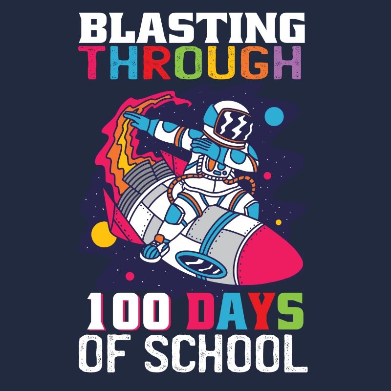 Dynamitage à travers 100 jours de fusée scolaire