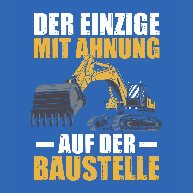 Baustelle Baggerführer Baggerfahrer Bagger