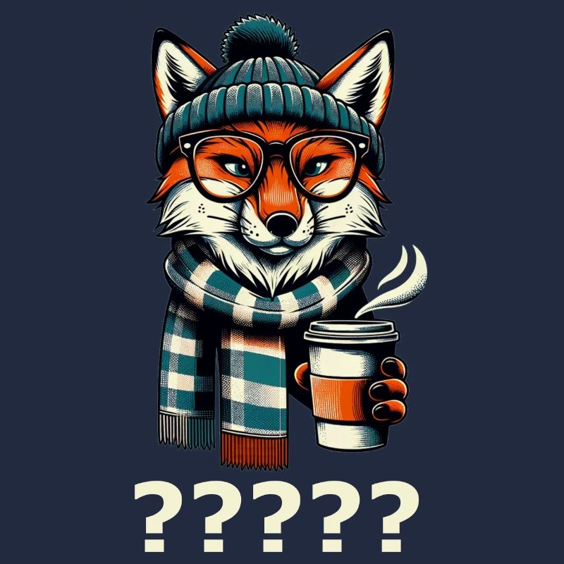 Fuchs Kaffee Fragezeichen
