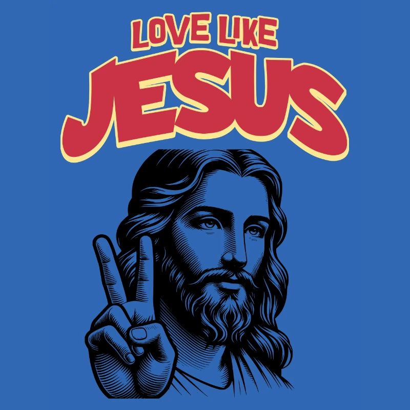 Aimer comme Jésus Visage classique de Jésus