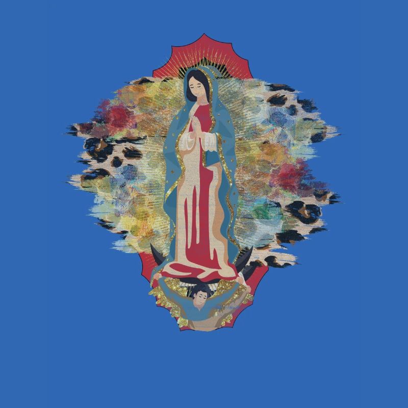Our Lady of Guadalupe leopar pattern