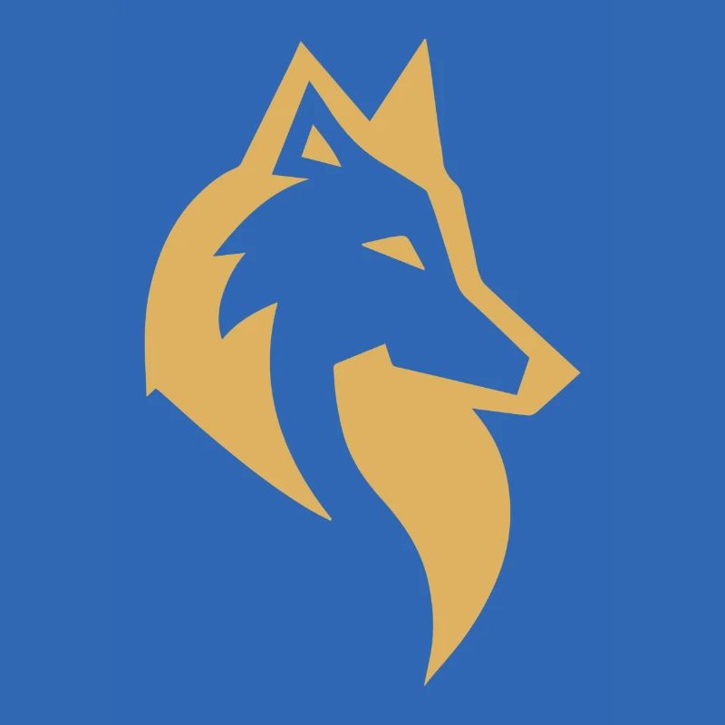 Wolfssilhouette neu einfärben