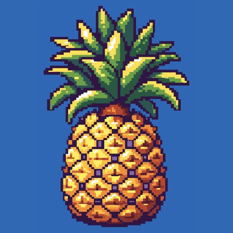 Icône pixel ananas
