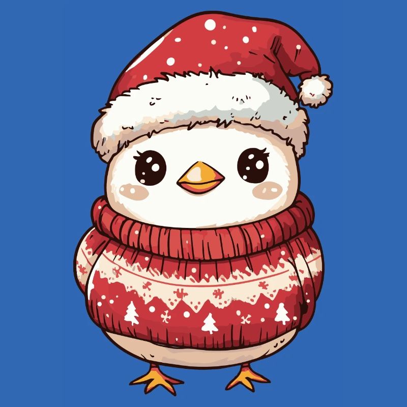 Huhn Weihnachten Comic