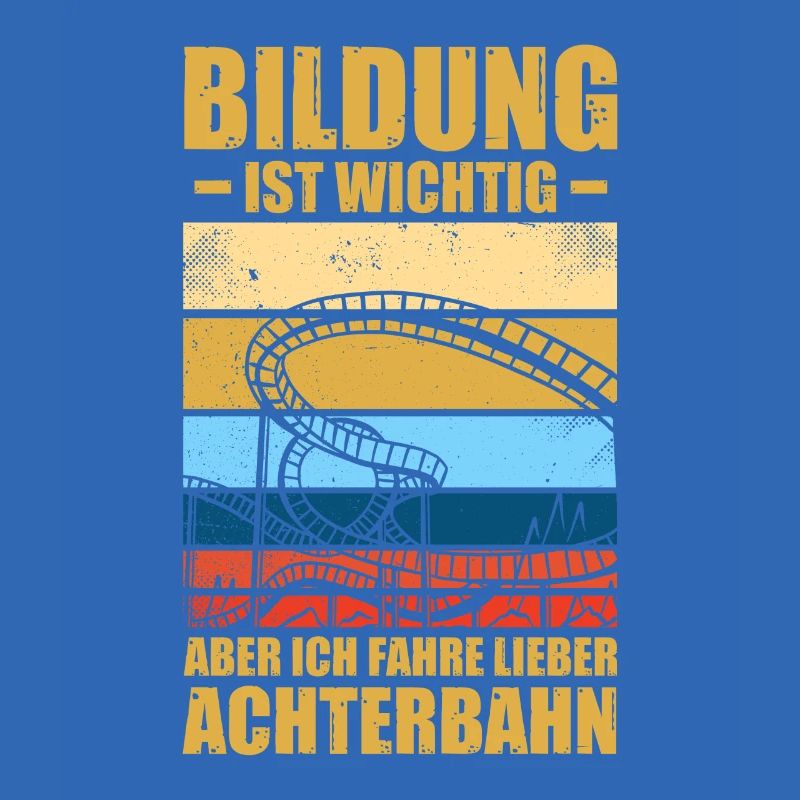 Bildung Freizeitpark Rollercoaster Achterbahn