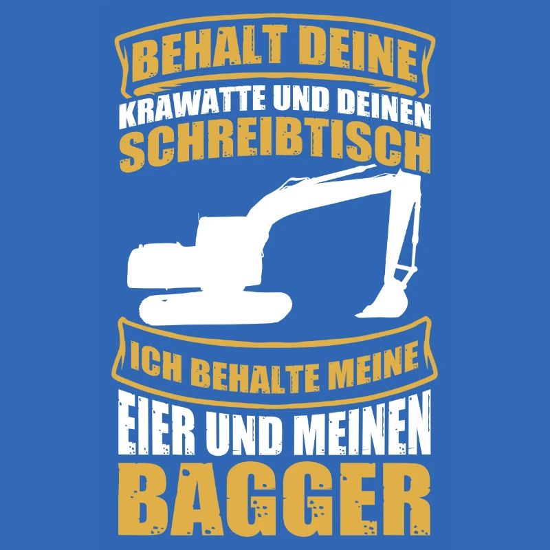 Krawatte Bagger Baggerführer Baggerfahrer