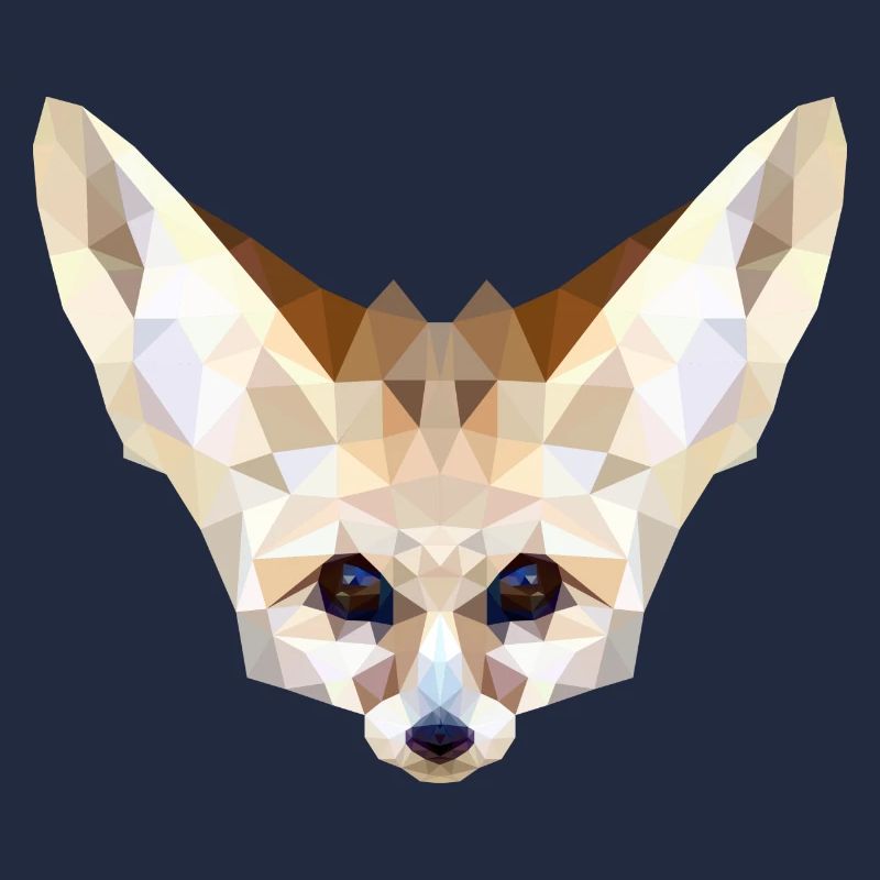 Fennec low poly