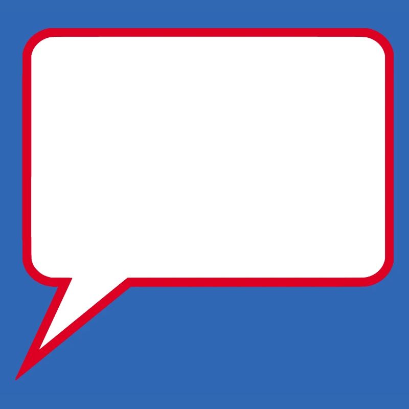 Sprechblase Comic selbst gestalten personalisieren