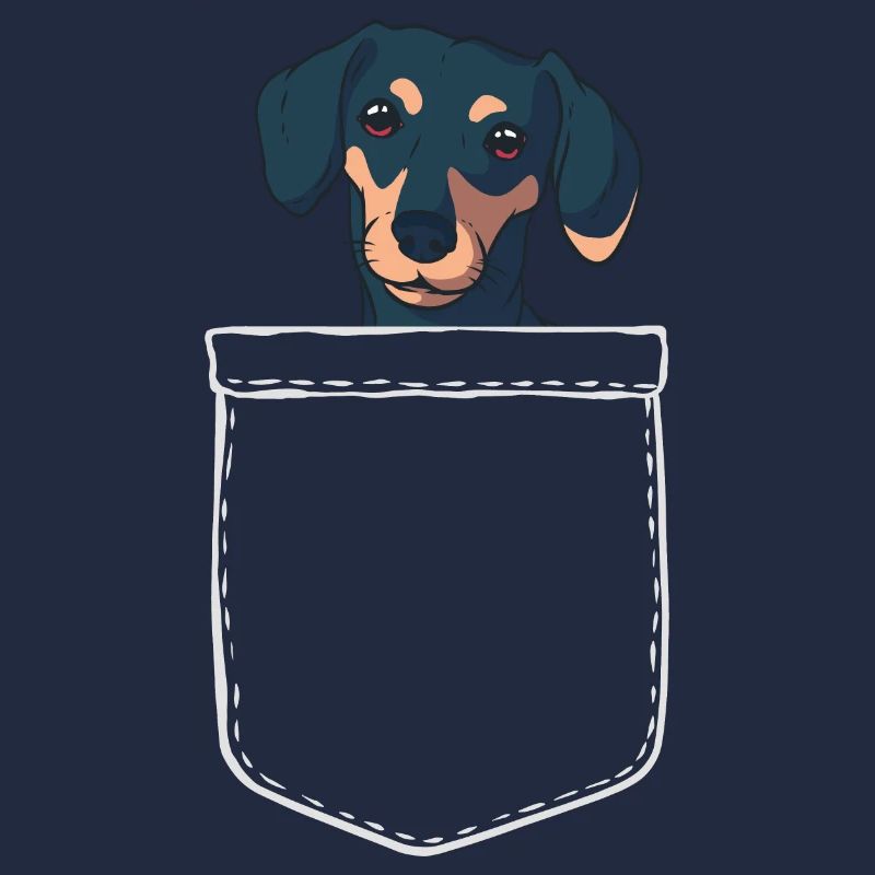 Dacker Brusttasche Tier Haustier Hund Geschenk