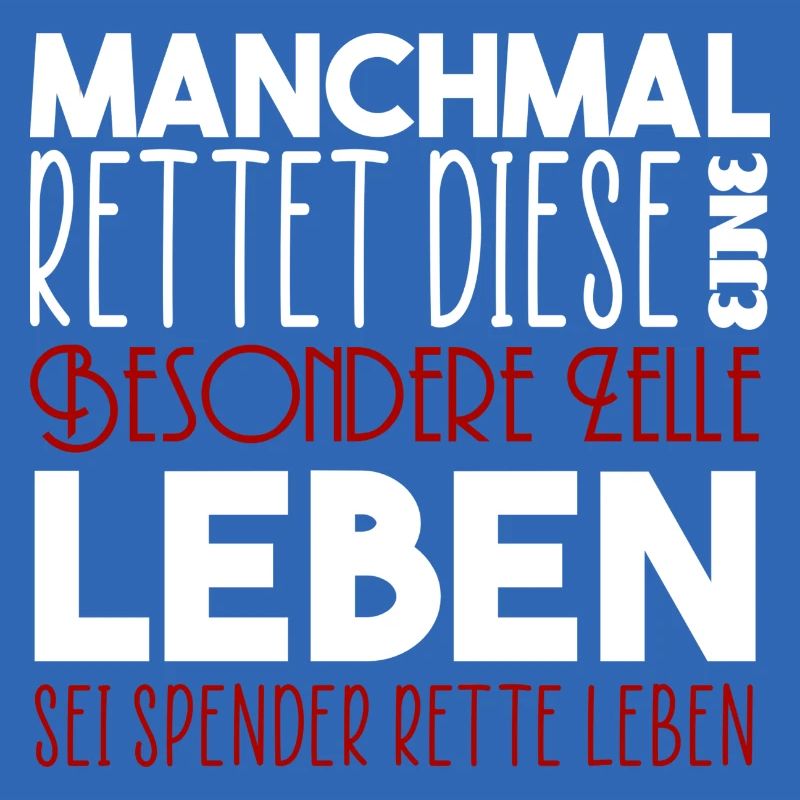 Blutspende Leben retten Spender Knochenmarkspende
