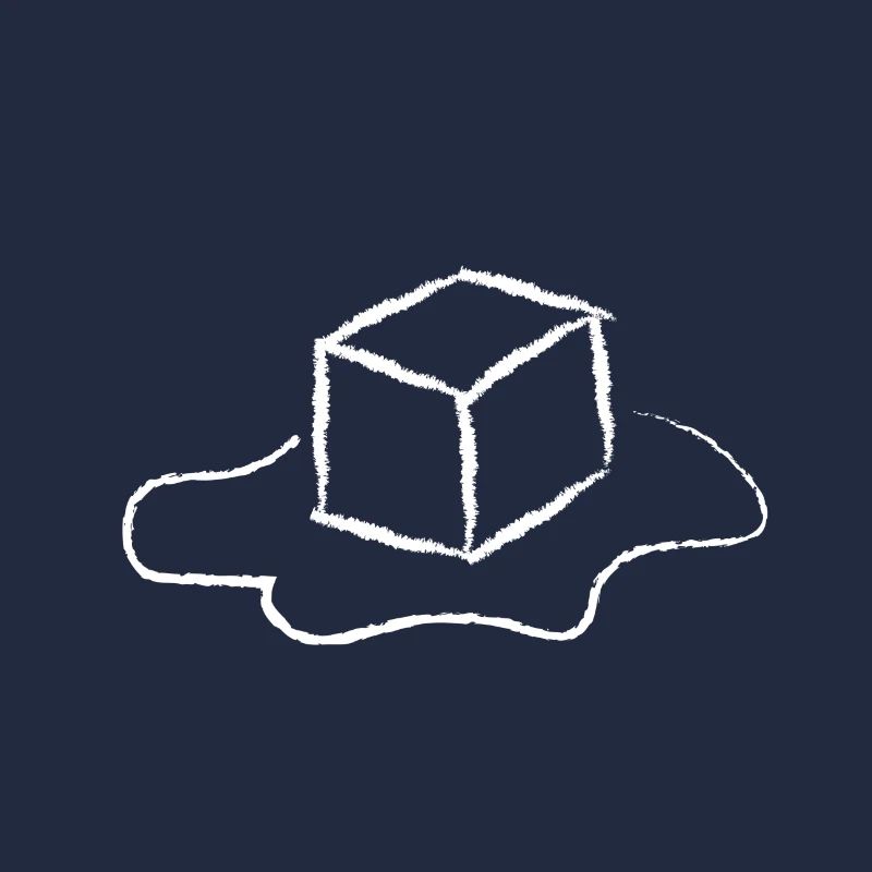 Glaçons eau glacée eau glacée été