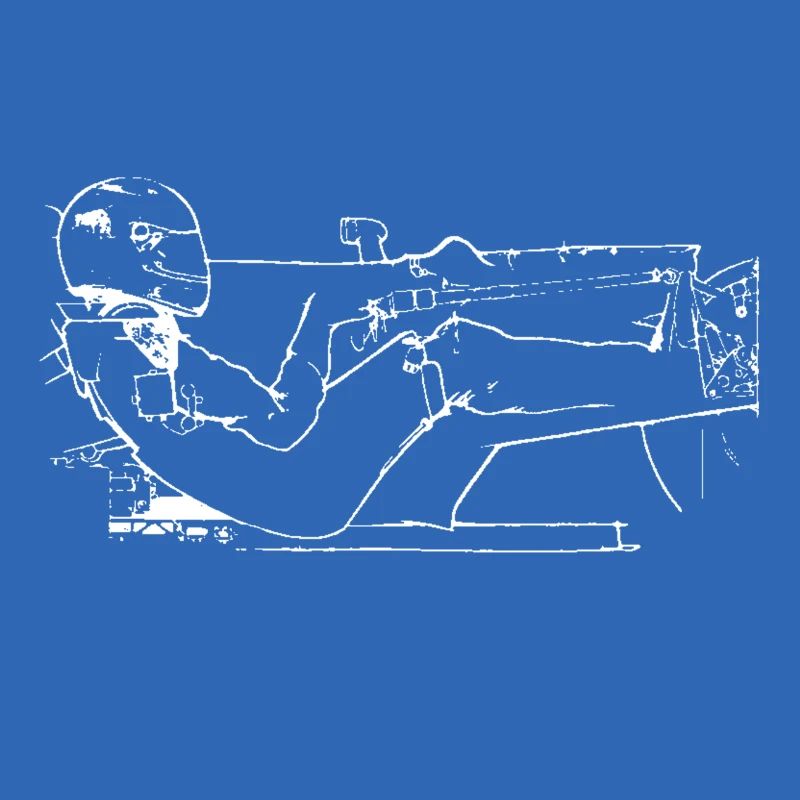 Rennfahrer Cockpit