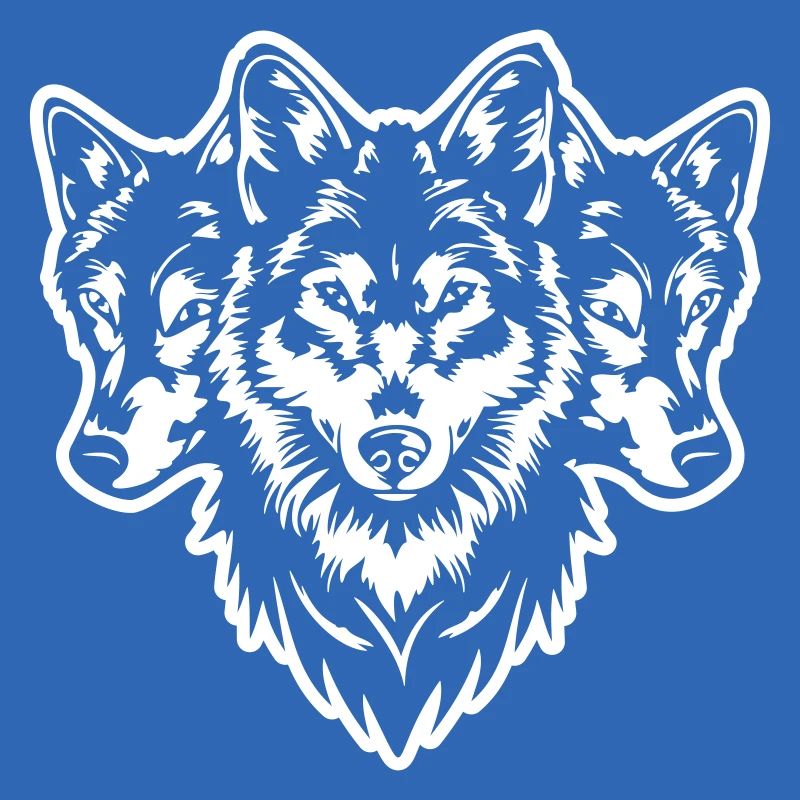 Wolf Pack Wolf Head