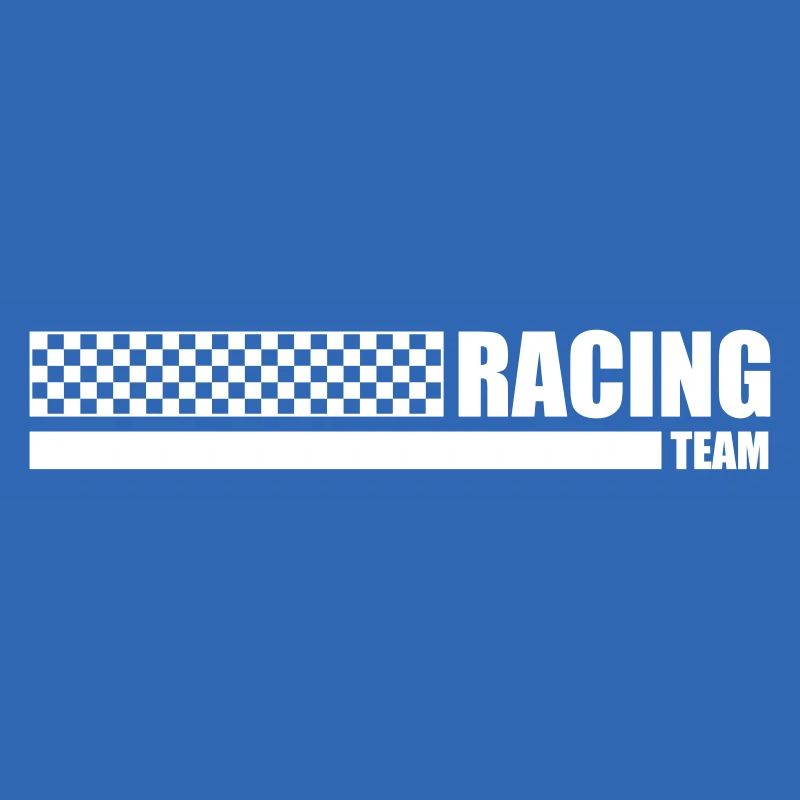 symbole de l'équipe de drapeau de course