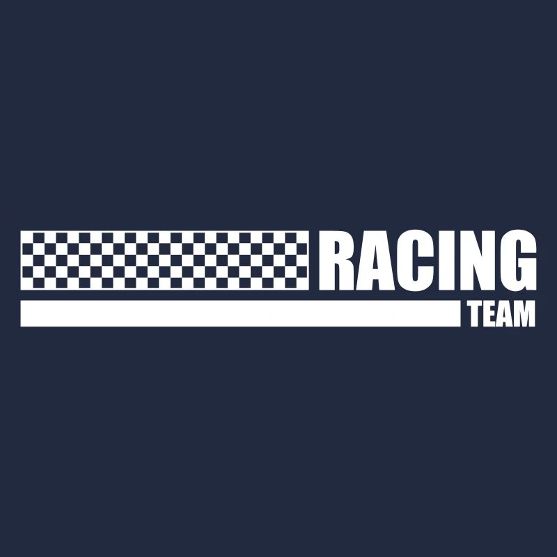 symbole de l'équipe de drapeau de course