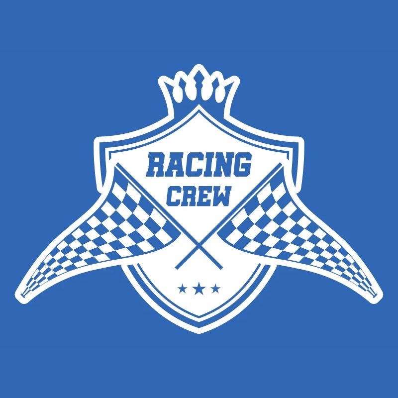 drapeau de course symbole drapeau équipe