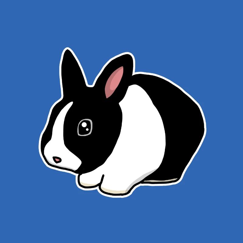 Dwarf rabbit, rabbit, cute, comic