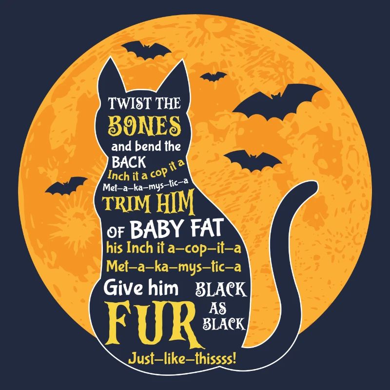 Sorcière chat d’Halloween