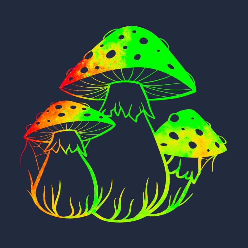 Champignons fluos