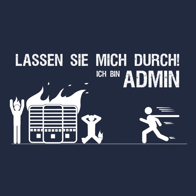 Lassen sie mich durch ich bin Admin IT Geschenk
