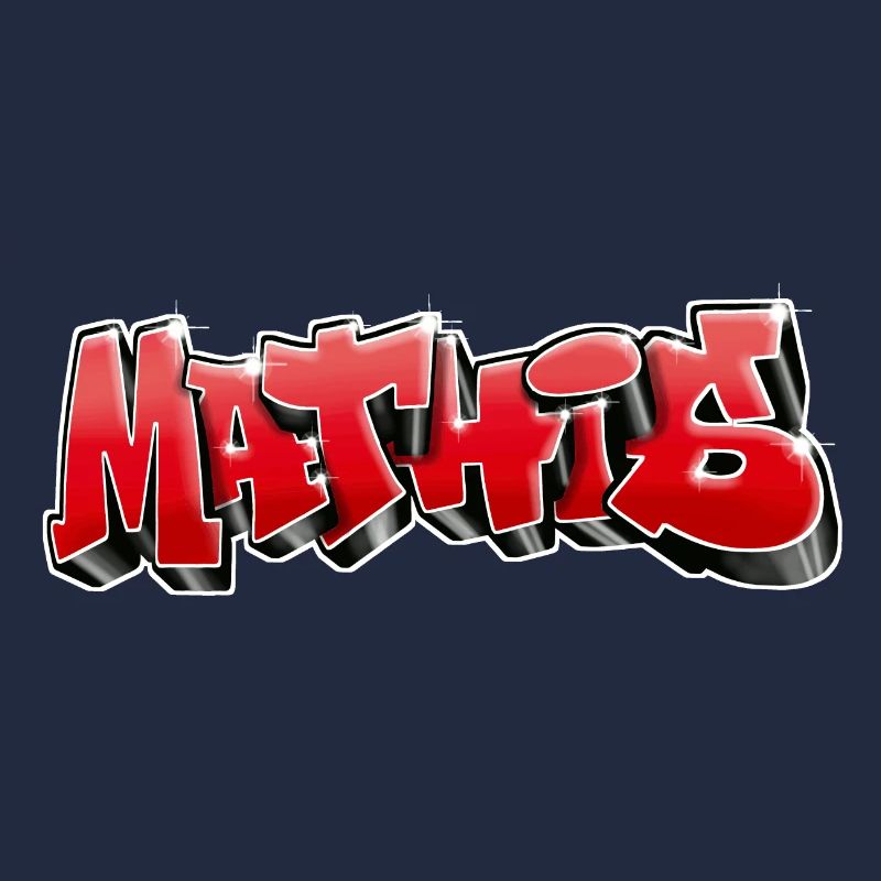 Mathis Graffiti Red