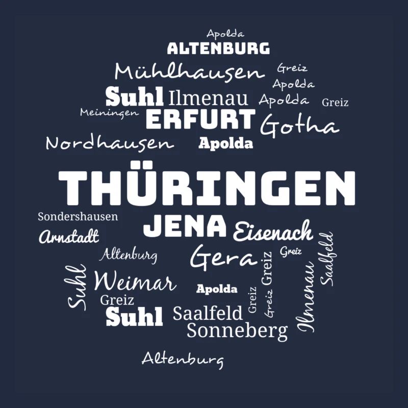 Thüringen Städte Geschenk