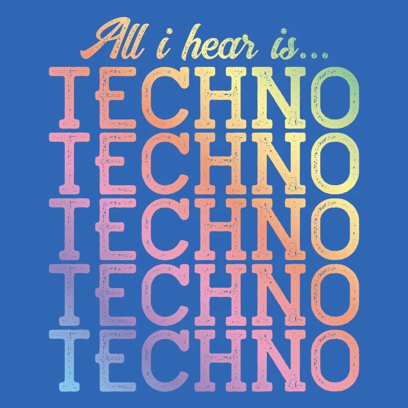 techno hear music bunt