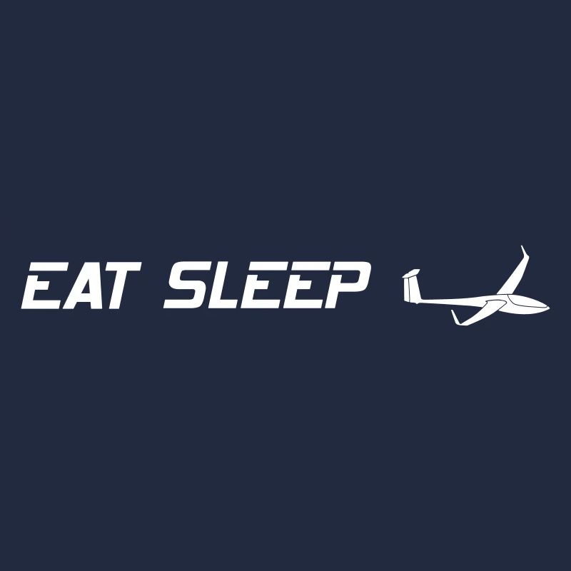 Eating sleep glide pilot glider funny