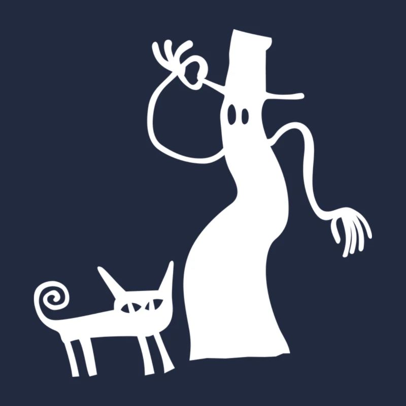 Sorcière avec chat