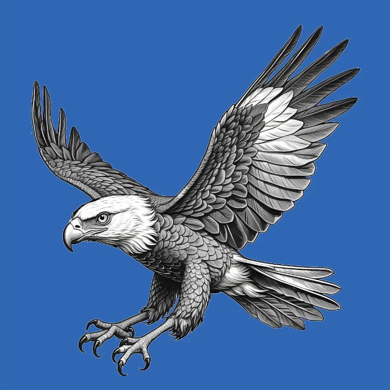 Aigle volant, Graphique