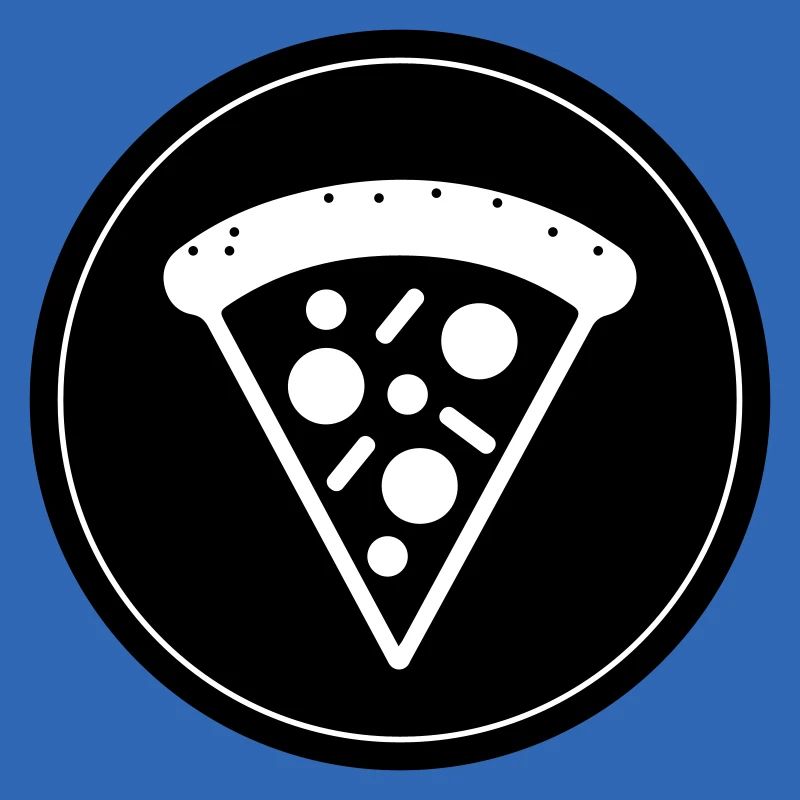 Cercle d’icônes de pizza