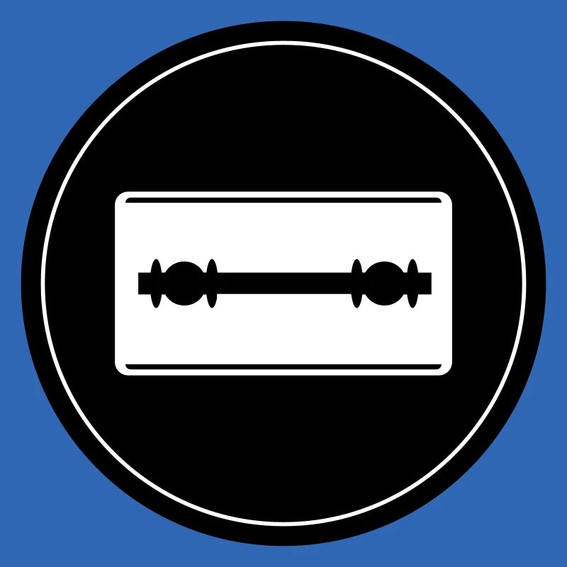 Razor Blade Icon Circle