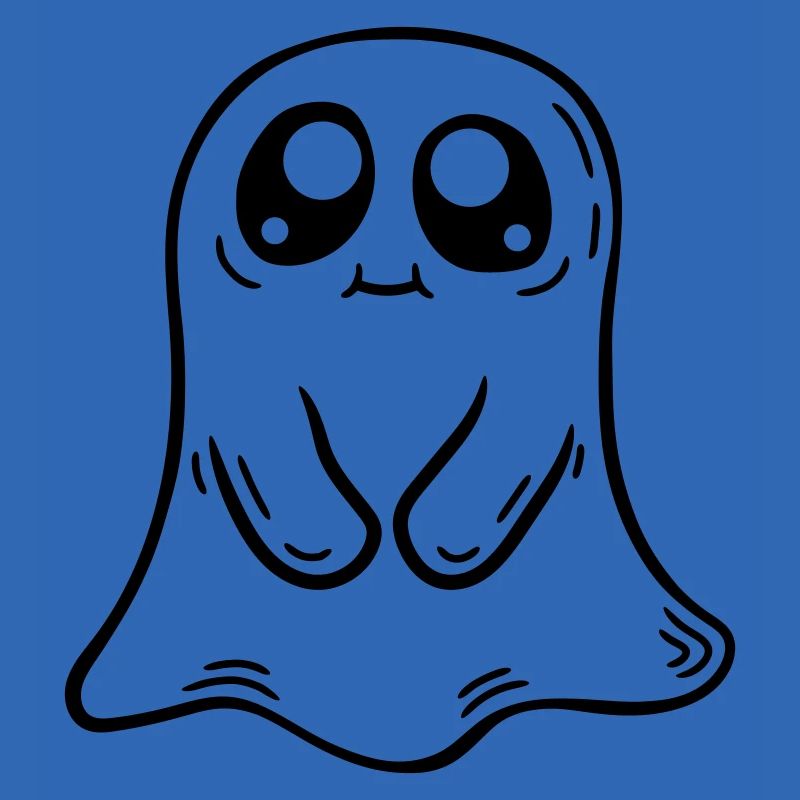 Comic kleiner süßer Geist