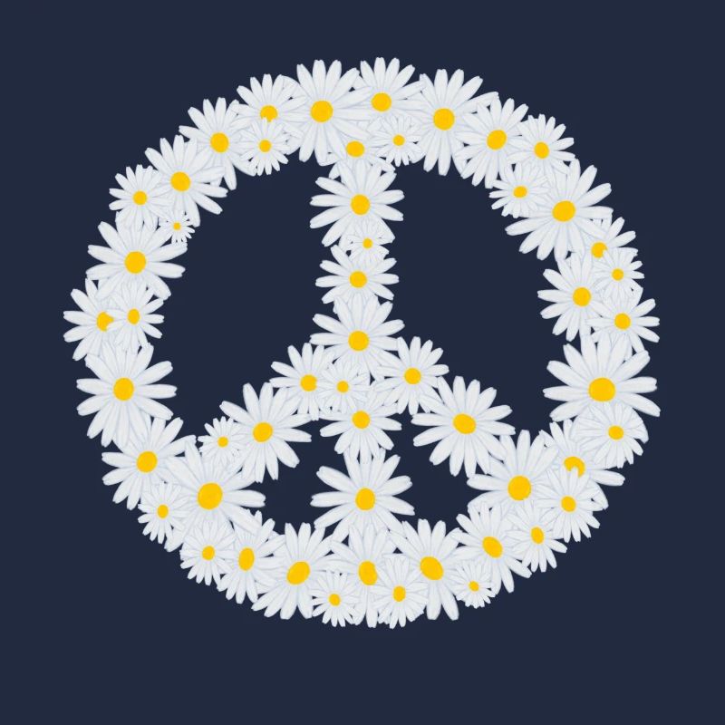 Gänseblümchen-Friedenszeichen