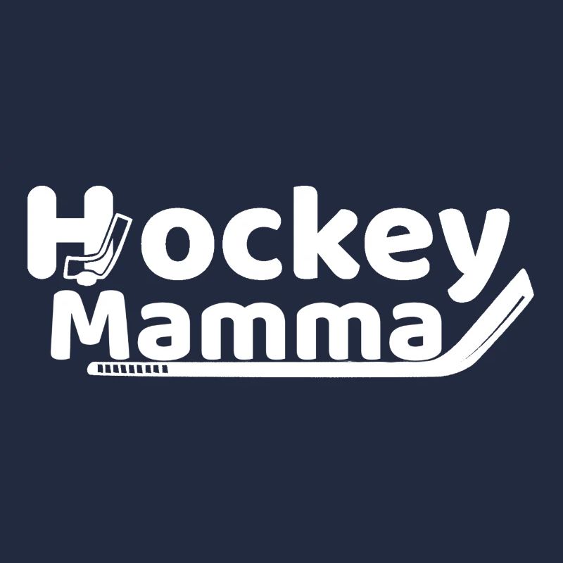 Hockey Mutter weiß