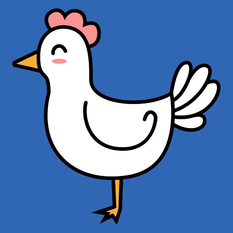 Huhn Comic Tier