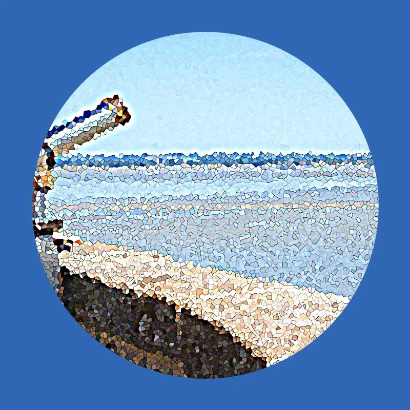 Fernblick auf das Meer