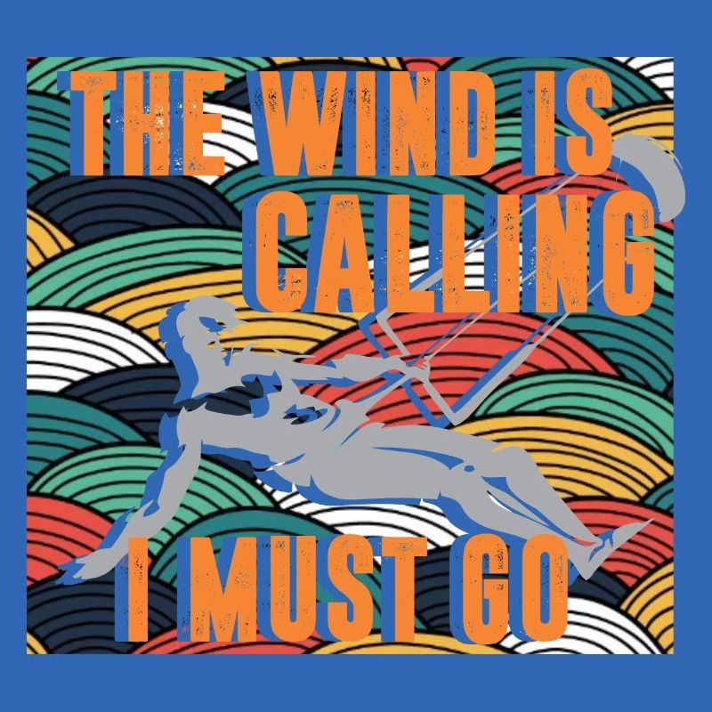 The wind is calling, I have to kitesurf